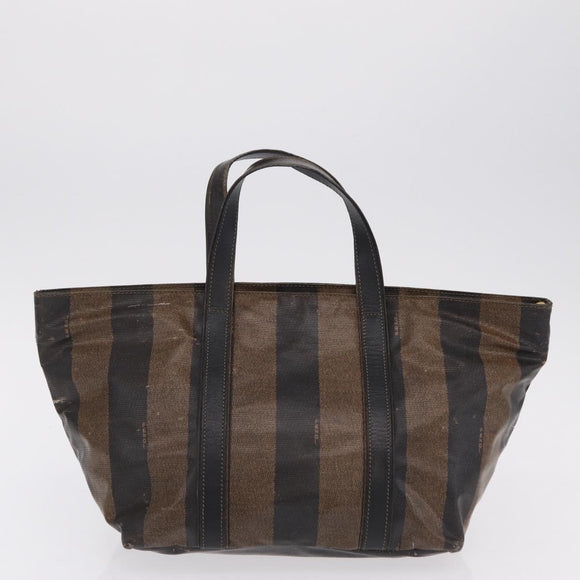 FENDI Zucchino Canvas Zucca Canvas Pecan Canvas Bag 4 Set Auth bs37525
