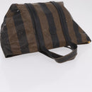 FENDI Zucchino Canvas Zucca Canvas Pecan Canvas Bag 4 Set Auth bs37525-14