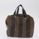FENDI Zucchino Canvas Zucca Canvas Pecan Canvas Bag 4 Set Auth bs37525-19