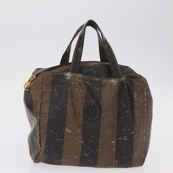 FENDI Zucchino Canvas Zucca Canvas Pecan Canvas Bag 4 Set Auth bs37525