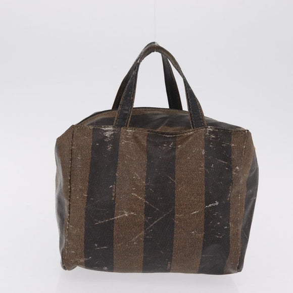 FENDI Zucchino Canvas Zucca Canvas Pecan Canvas Bag 4 Set Auth bs37525