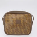 FENDI Zucchino Canvas Zucca Canvas Pecan Canvas Bag 4 Set Auth bs37525-22