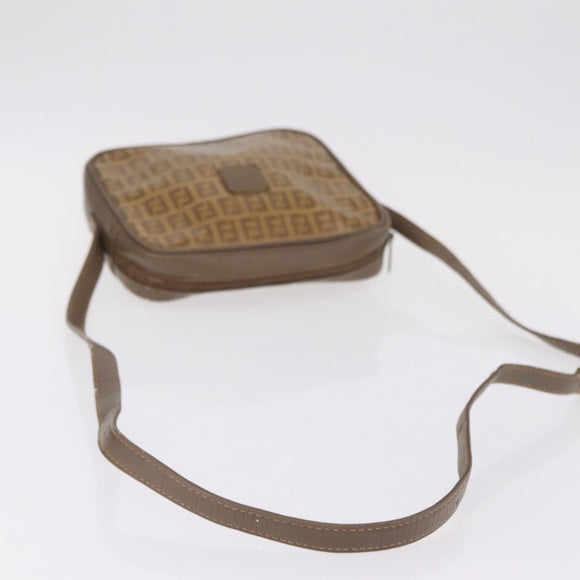 FENDI Zucchino Canvas Zucca Canvas Pecan Canvas Bag 4 Set Auth bs37525