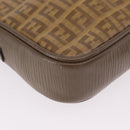 FENDI Zucchino Canvas Zucca Canvas Pecan Canvas Bag 4 Set Auth bs37525-28