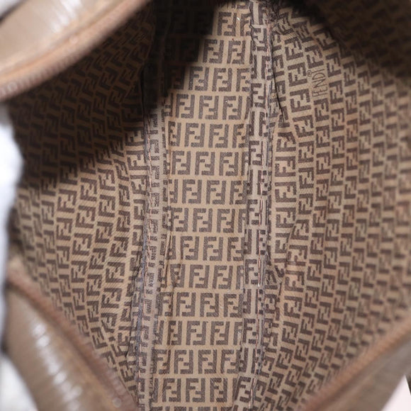 FENDI Zucchino Canvas Zucca Canvas Pecan Canvas Bag 4 Set Auth bs37525