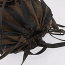 FENDI Zucchino Canvas Zucca Canvas Pecan Canvas Bag 4 Set Auth bs37525-33