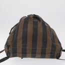 FENDI Zucchino Canvas Zucca Canvas Pecan Canvas Bag 4 Set Auth bs37525-35