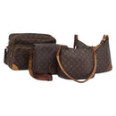 LOUIS VUITTON Monogram Shoulder Bag 4 Set LV Auth bs37526-1
