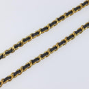 CHANEL Necklace Metal Gold Tone CC Auth bs37528-11