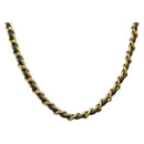 CHANEL Necklace Metal Gold Tone CC Auth bs37528-1