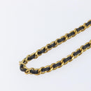 CHANEL Necklace Metal Gold Tone CC Auth bs37528-3