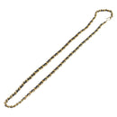 CHANEL Necklace Metal Gold Tone CC Auth bs37528-9