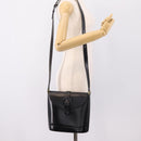 Saint Laurent Shoulder Bag Leather Black Gold Auth bs37531-20