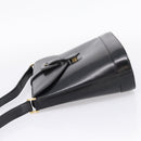 Saint Laurent Shoulder Bag Leather Black Gold Auth bs37531-4