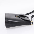 Saint Laurent Shoulder Bag Leather Black Gold Auth bs37531-5