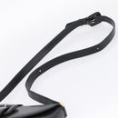 Saint Laurent Shoulder Bag Leather Black Gold Auth bs37531-8