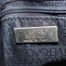 Gianni Versace Shoulder Bag Canvas Pink Gold Auth bs37533-11