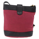 Gianni Versace Shoulder Bag Canvas Pink Gold Auth bs37533-3