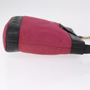Gianni Versace Shoulder Bag Canvas Pink Gold Auth bs37533-5
