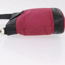 Gianni Versace Shoulder Bag Canvas Pink Gold Auth bs37533-6