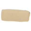 PRADA Shoulder Bag Leather Ivory Gold Auth bs37534-6