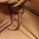 PRADA Shoulder Bag Leather Ivory Gold Auth bs37534-29