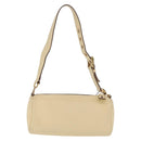 PRADA Shoulder Bag Leather Ivory Gold Auth bs37534-3