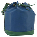 LOUIS VUITTON Epi Noe Shoulder Bag Bicolor Green Blue M44044 LV Auth bs37535-1