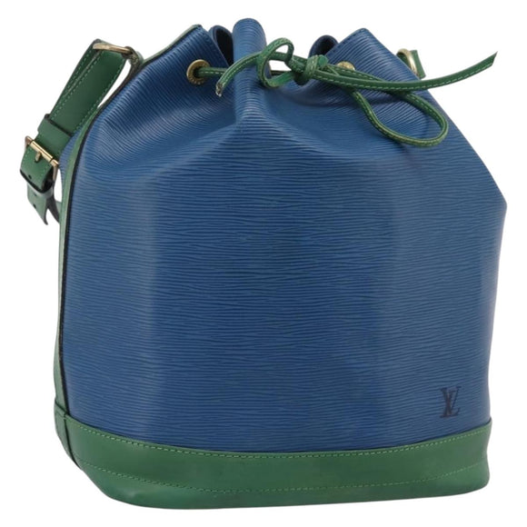 LOUIS VUITTON Epi Noe Shoulder Bag Bicolor Green Blue M44044 LV Auth bs37535