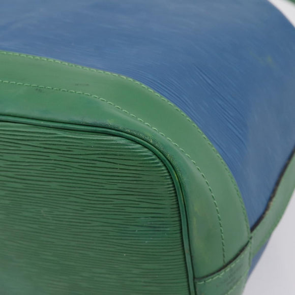 LOUIS VUITTON Epi Noe Shoulder Bag Bicolor Green Blue M44044 LV Auth bs37535