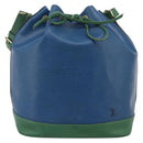 LOUIS VUITTON Epi Noe Shoulder Bag Bicolor Green Blue M44044 LV Auth bs37535-2