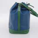 LOUIS VUITTON Epi Noe Shoulder Bag Bicolor Green Blue M44044 LV Auth bs37535-4