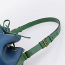 LOUIS VUITTON Epi Noe Shoulder Bag Bicolor Green Blue M44044 LV Auth bs37535-8