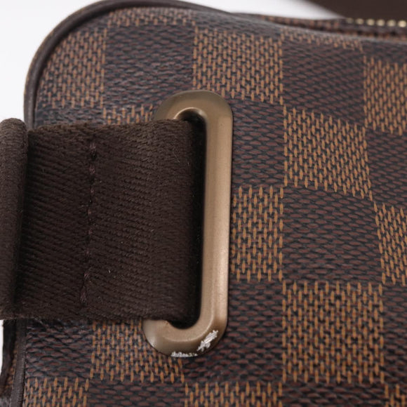 LOUIS VUITTON Damier Ebene Bum Bag Brooklyn Waist bag N41101 LV Auth bs37537