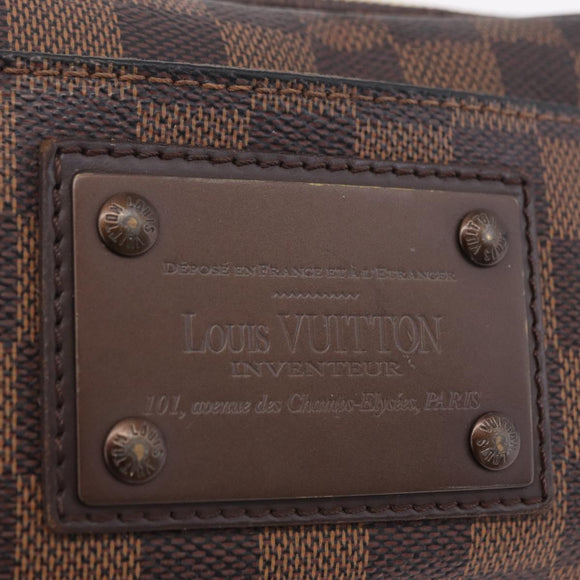 LOUIS VUITTON Damier Ebene Bum Bag Brooklyn Waist bag N41101 LV Auth bs37537