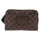 LOUIS VUITTON Damier Ebene Bum Bag Brooklyn Waist bag N41101 LV Auth bs37537-2