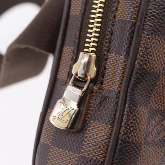 LOUIS VUITTON Damier Ebene Bum Bag Brooklyn Waist bag N41101 LV Auth bs37537