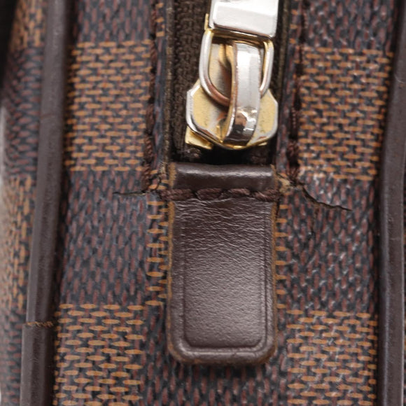 LOUIS VUITTON Damier Ebene Bum Bag Brooklyn Waist bag N41101 LV Auth bs37537