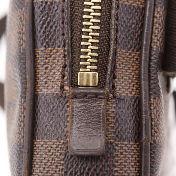 LOUIS VUITTON Damier Ebene Bum Bag Brooklyn Waist bag N41101 LV Auth bs37537