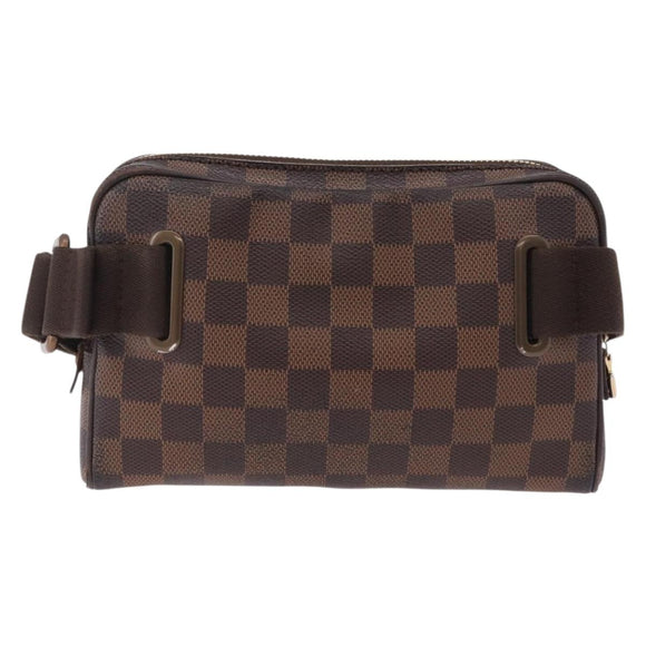 LOUIS VUITTON Damier Ebene Bum Bag Brooklyn Waist bag N41101 LV Auth bs37537