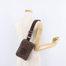 LOUIS VUITTON Damier Ebene Bum Bag Brooklyn Waist bag N41101 LV Auth bs37537-34