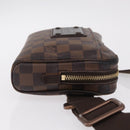 LOUIS VUITTON Damier Ebene Bum Bag Brooklyn Waist bag N41101 LV Auth bs37537-4