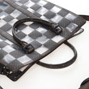 LOUIS VUITTON Monogram Chess Sac Plat Hand Bag 2way M20866 LV Auth bs37539A-11