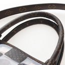 LOUIS VUITTON Monogram Chess Sac Plat Hand Bag 2way M20866 LV Auth bs37539A-15