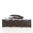 LOUIS VUITTON Monogram Chess Sac Plat Hand Bag 2way M20866 LV Auth bs37539A-21