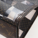 LOUIS VUITTON Monogram Chess Sac Plat Hand Bag 2way M20866 LV Auth bs37539A-23