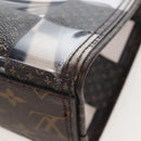 LOUIS VUITTON Monogram Chess Sac Plat Hand Bag 2way M20866 LV Auth bs37539A-25