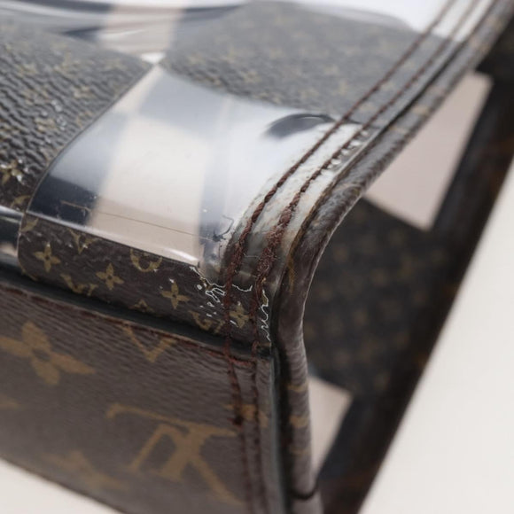LOUIS VUITTON Monogram Chess Sac Plat Hand Bag 2way M20866 LV Auth bs37539A