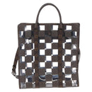 LOUIS VUITTON Monogram Chess Sac Plat Hand Bag 2way M20866 LV Auth bs37539A-6