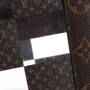 LOUIS VUITTON Monogram Chess Sac Plat Hand Bag 2way M20866 LV Auth bs37539A-8